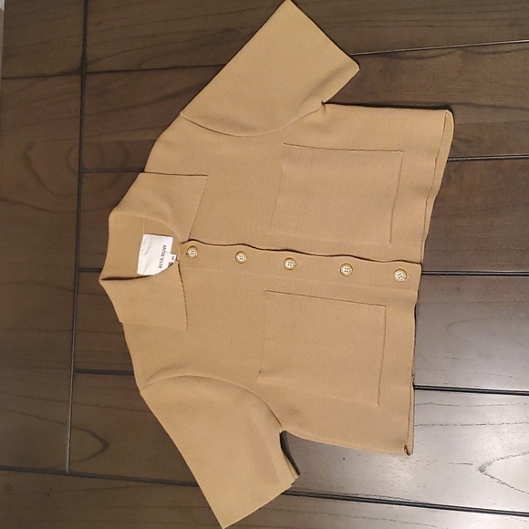 Rita Row Tops - Rita Row Ebano Crop Top, XS